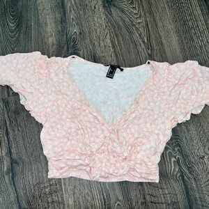 Forever21 floral crop top